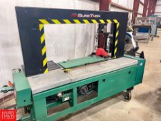 Signode Sure Tyre Strapping Machine , Model: SURETY SEMI, AUTO 1026 , S/N: B3624 - Rigging Fee= $100