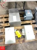 Transformers with DAYKIN 490 VLT, (2) Hevi-Duty 5 & 1.5 KVA and Square D 2KVA - Rigging Fee= $50