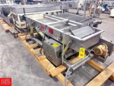 LMC S/S Vibratory Nut Sorting Conveyor , Model: 2407, S/N: 14024, Dimensions = 85