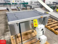 S/S Frame Product Conveyor , Dimensions = 40