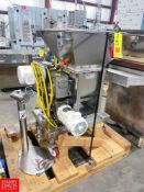 Thayer Ingredient Feeder, Model: PFM-S, S/N: 1400-281 70 LBS/HR Capacity - Rigging Fee= $75