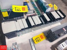 Allen-Bradley Logix 5563PLC with (9) Modules, Catalog Number: 1756-PA 72/8 - Rigging Fee= $25
