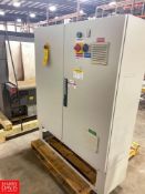 Control Cabinet with Allen-Bradley I/O Modules, PAC Drive Servo Controls and (3) Allen-Bradley Power