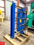 APV Painted Frame Plate Heat Exchanger , Model: R5-MG5-16 , S/N: 20013003000674 - Rigging Fee= $75