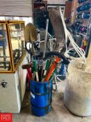 Assorted Hand Tools Including: Pipe Bender, Shovels and Sledge Hammer (Location: Dothan, AL)