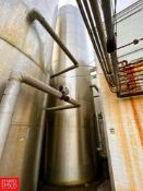 2007 Feldmeier 20,000 Gallon Jacketed All S/S Silo, S/N: A-1139-06 with (2) S/S Tank Valves