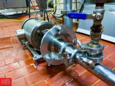 Fristam Centrifugal Pump with S/S Clad 7.5 HP 3,520 RPM, 2.5