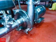 Fristam Centrifugal Pump with S/S Clad 5 HP 1,765 RPM Motor, 3