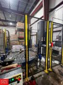 Lantech Stretch Wrappe, Model: QLA, S/N: QLA08080 with Allen-Bradley PanelView Plus 700 Touch Screen