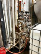 Hot Water Feed System with Shell/Tube Heat Exchanger, Centrifugal Pump, Valves and Mounted