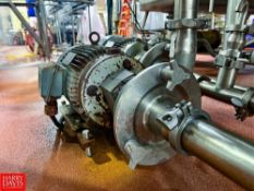 Fristam Centrifugal Pump with 7.5 HP 3,520 RPM and 2.5