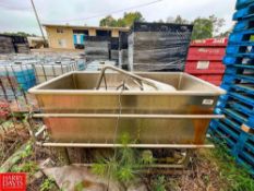 S/S COP Trough with Assorted S/S Contents, Dimensions = 6' x 40