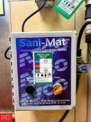 (2) Afco Sani-Mat Doorway Entrance Sanitizing System, Ecolab Sanitizing Foamer Station