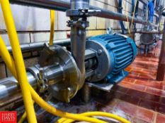 Fristam Centrifugal Pump with 7.5 HP 1,750 RPM Motor, 3