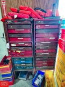 Assorted Hardware Including Cable Clamps, Wire Terminals, Tubing Connectors, O-Rings, Wingnuts, Nuts