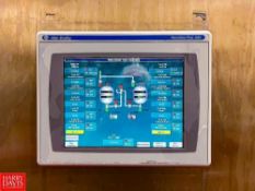 Allen-Bradley PanelView Plus 1250 HMI with Allen-Bradley Flex I/O EtherNet/IP PLC with (6) I/O Cards