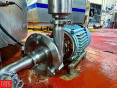 Fristam Centrifugal Pump with 7.5 HP 3,520 RPM Motor, 2.5