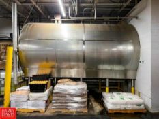 2006 Feldmeier 6,000 Gallon Jacketed S/S Horizontal Tank, S/N: A-664-06 with (2) S/S Tank Valves