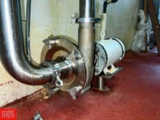 Fristam Centrifugal Pump with 5 HP 1,760 RPM Motor, 3