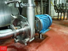 Fristam Centrifugal Pump with 5 HP 1,460 RPM Motor, 3