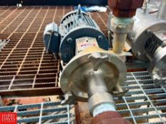 Fristam Centrifugal Pump with 3 HP 3,500 RPM Motor with 2.5