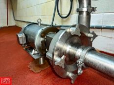 Fristam Centrifugal Pump with S/S Clad 5 HP 1,765 RPM Motor, 3