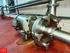 Fristam Centrifugal Pump with S/S Clad 5 HP 1,765 RPM Motor, 3