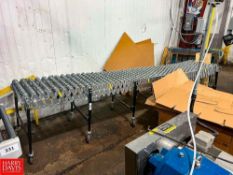 Accordion Roller Conveyor, Dimensions = 8' to 24' x 2' (Location: Dothan, AL)