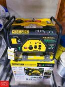 NEW Champion Global Power Equipment Dual Fuel Gasoline/Propane Generator (Location: Dothan, AL)