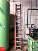 12' A-Frame and 24' Extension Fiberglass Ladders (Location: Dothan, AL)