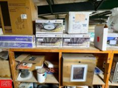 New Allen-Bradley PanelView Plus Touch Screen HMI with S/S Enclosure, (4) New 4'x 2' Flat Panel LED