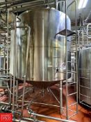 DCI 3,000 Gallon Jacketed Dome-Top, Cone-Bottom, S/S Processor, S/N: JS-1302 with Vertical Agitation