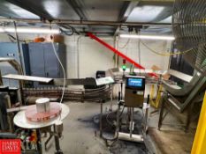 S/S Framed Serpentine Power Conveyor with S/S Hood, Dimensions = 11' x 3