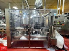 Federal 36-Valve S/S Filler with 15-Valve Capper, Machine No: 2485SWS4/36.15G with Pint Change Parts