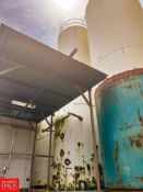 Walker 30,000 Gallon Jacketed S/S Silo, S/N VSHT-5795-R with (2) S/S Tank Valves, Agitation