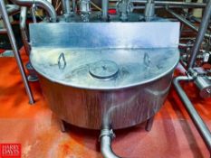 125 Gallon S/S Balance Tank - Subject to BULK BID (Location: Hattiesburg, MS)