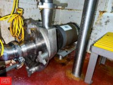 Fristam Centrifugal Pump with Motor, 2.5