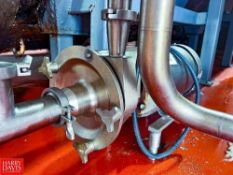 Fristam Centrifugal Pump with S/S Clad 7.5 HP 1,755 RPM Motor, 2.5