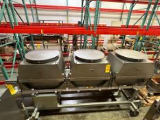 F.N. Smith S/S Mobile 3-Chamber Cooling Tunnel with S/S Chain Conveyor, Dimensions = 10' x 14