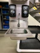 S/S 2-Basin Sink, Emergency Eye Wash & Shower and S/S Automated Hand Sink - Rigging Fee: $600