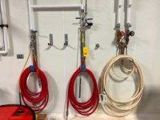 (2) Ecolab Commander Low Pressure Foam Station, Model: 4411 and Hose Station with Sprayer - Rigging