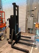 Crown M Series 3,330 LB Capacity Walk Behind Electric Fork Lift, Type: E, S/N: 1A365294