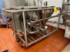 S/S Mobile Power Blender with (2) Centrifugal Pumps with S/S Clad 7.5 HP Motors, Funnel, Butterfly