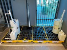 (4) Uline Chemical Containment Pallets, Dimensions= 4' Length x 25