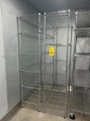 S/S Racks, Dimensions= 4' Length x 18