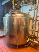 Creamery Package 300 Gallon Jacketed S/S Processor, S/N: P300-8864 with Vertical Agitation