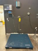 Uline 5,000 LB Capacity Pallet Scale, Model: IN7620, Dimensions= 4' x 4' with Inscale Digital HMI