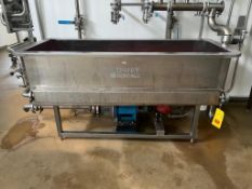 Dairy Heritage S/S COP Trough with Centrifugal Pumpand Jet Spray, Dimensions= 64