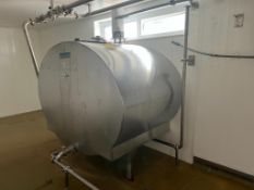 Mueller 800 Gallon Jacketed, All S/S Horizontal Tank, Model: 