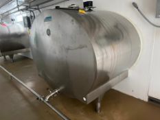 Mueller 800 Gallon Jacketed, All S/S Horizontal Tank, Model: 